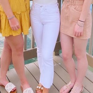 Zara white jeans